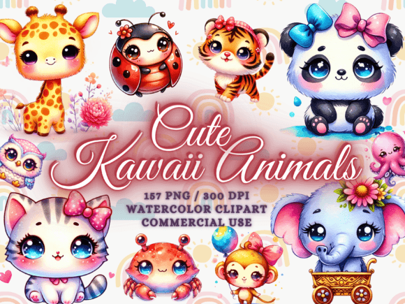 Download Kawaii Animals Clipart - Kawaii Clipart - Kawaii clipart Collection