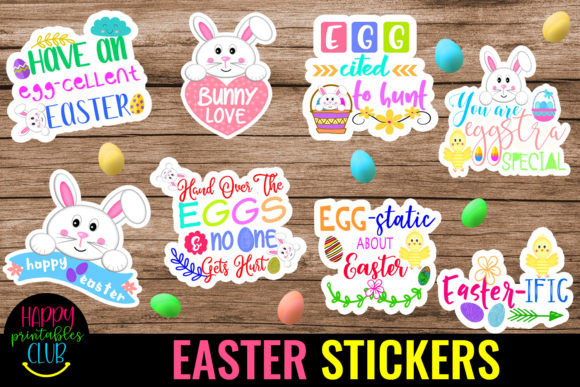 Download Easter Stickers Pack- Printable Easter - Printable Collection