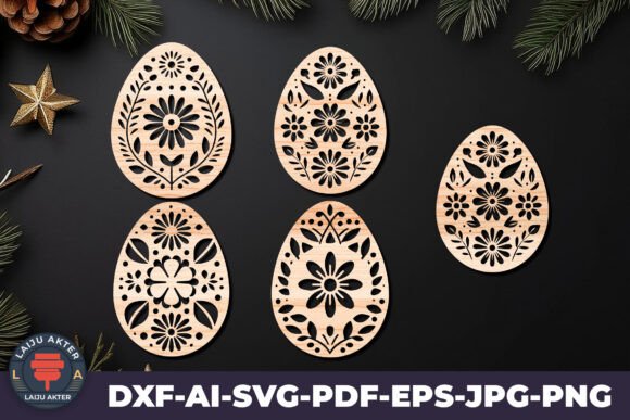Download Decorative Easter Egg LaserCut SVG File - Lasercut Collection