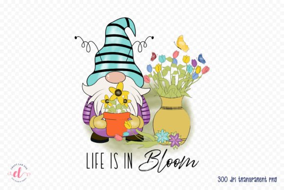 Download Life is in Bloom - Spring Gnome PNG - Spring gnome png Collection