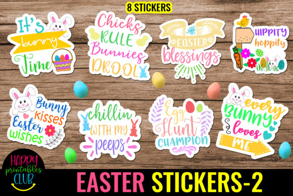 Download Easter Stickers Pack 2- Printable Easter - Printable Collection