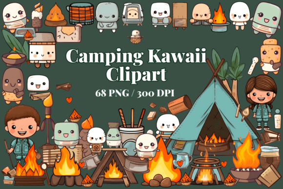 Download Camping Kawaii Clipart Cute PNG / Hiking - Kawaii clipart Collection