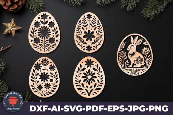 Download Easter Egg LaserCut SVG File Bundle - Lasercut Collection