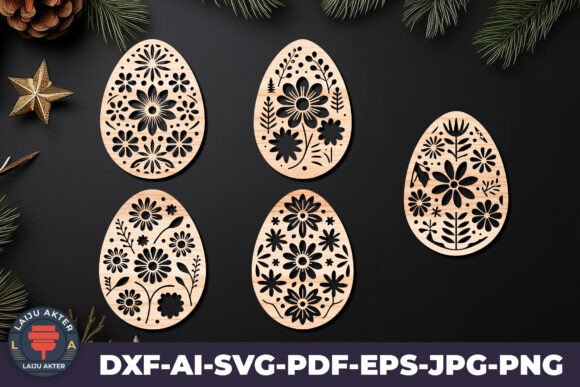 Download Decorative Easter Egg LaserCut SVG File - Lasercut Collection