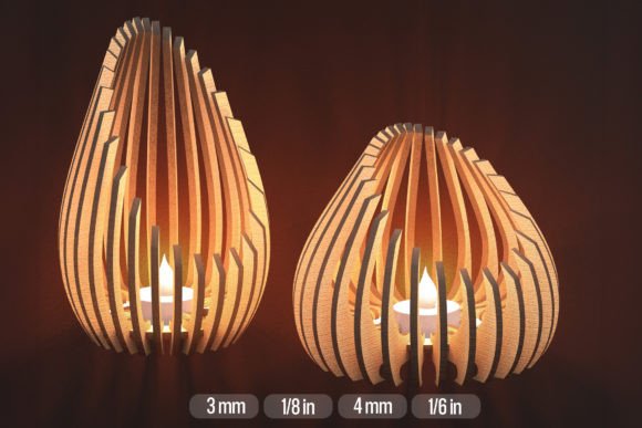 Download SVG Lasercut Files for Tealight Holders - Lasercut Collection