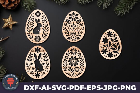 Download Decorative Easter Egg LaserCut SVG File - Lasercut Collection