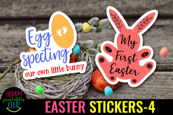 Download Easter Stickers Pack 4- Printable Easter - Printable Collection