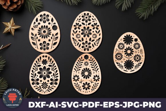 Download Decorative Easter Egg LaserCut SVG File - Lasercut Collection