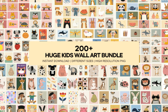 Download Colorful Kids Wall Art Nursery Printable - Printable Collection