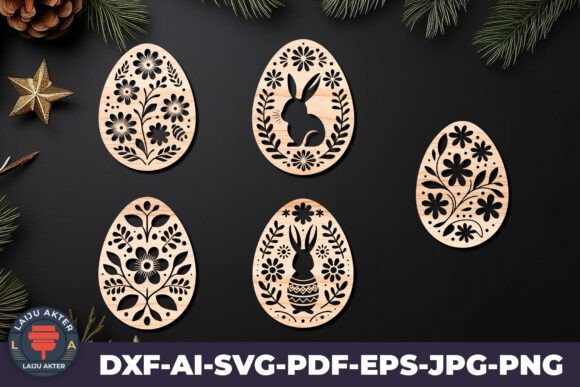 Download Decorative Easter Egg LaserCut SVG File - Lasercut Collection